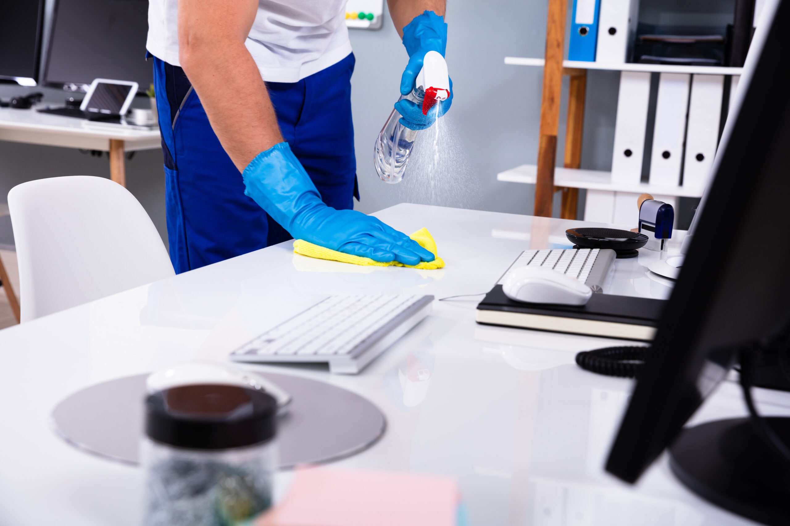Cleaning and Sanitizing Office Spaces